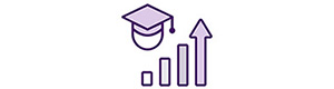 Vector drawing of education development