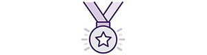 vector drawing of medal